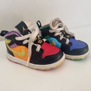 Nike Air Jordan 1 Mid SS 'Championships' sneakers Toddler size 6